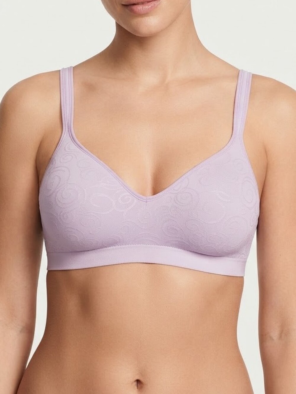 Bali 40B Light Pink Swirl Jacquard Wireless Comfort Bra (Style 3463 / B540)